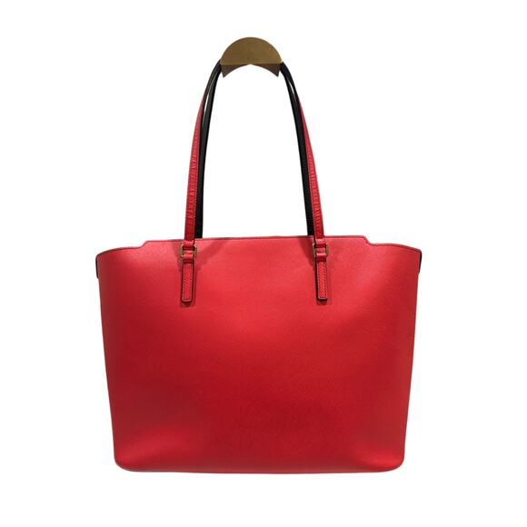 MCM Orange Saffiano Leather Tote – Gold Hardware – AUTHENTIC w/ Certificate - Picture 3 of 12